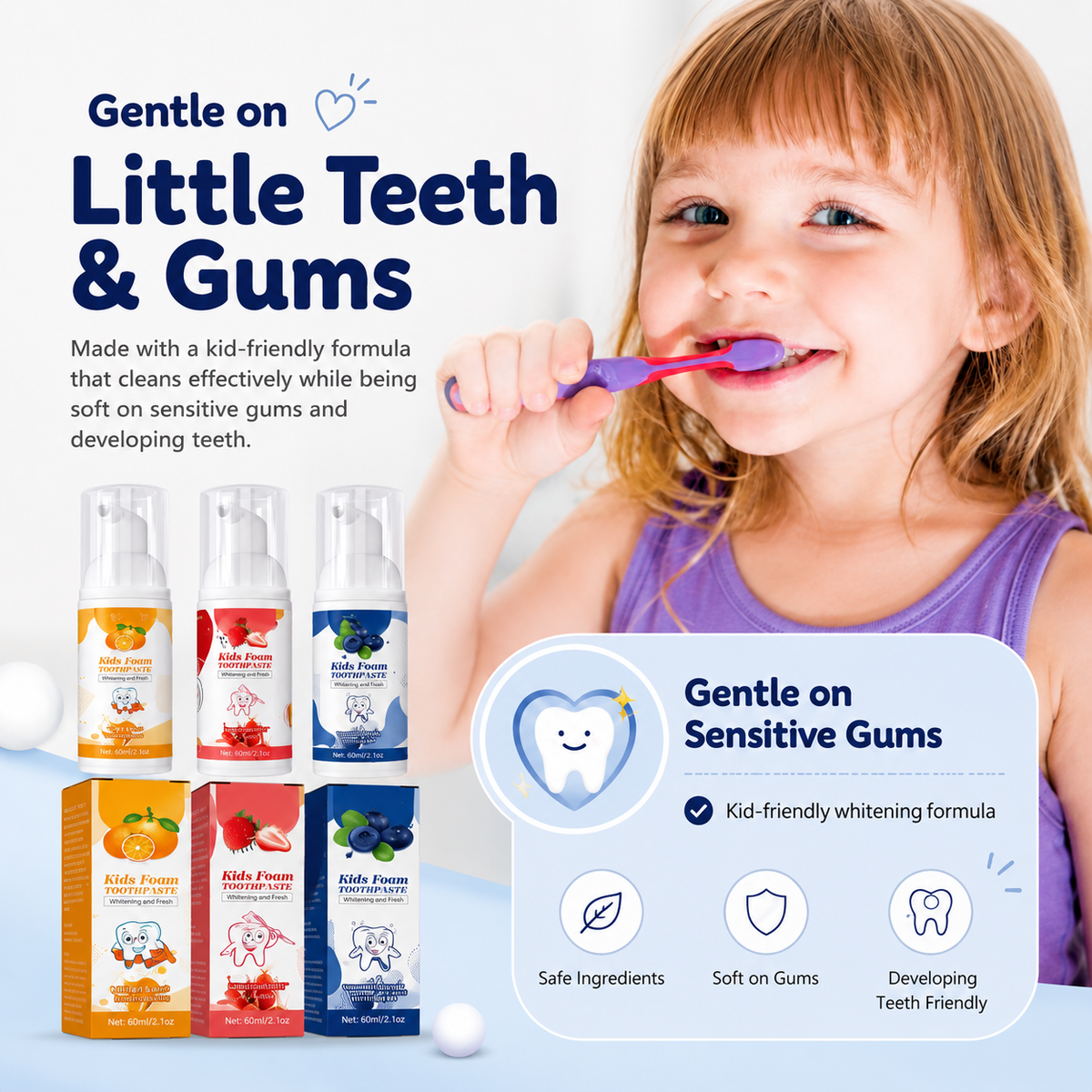 Gentle on Little Teeth & Gums