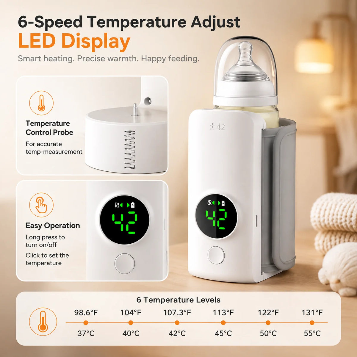 CozyFeed™ Baby Bottle Warmer
