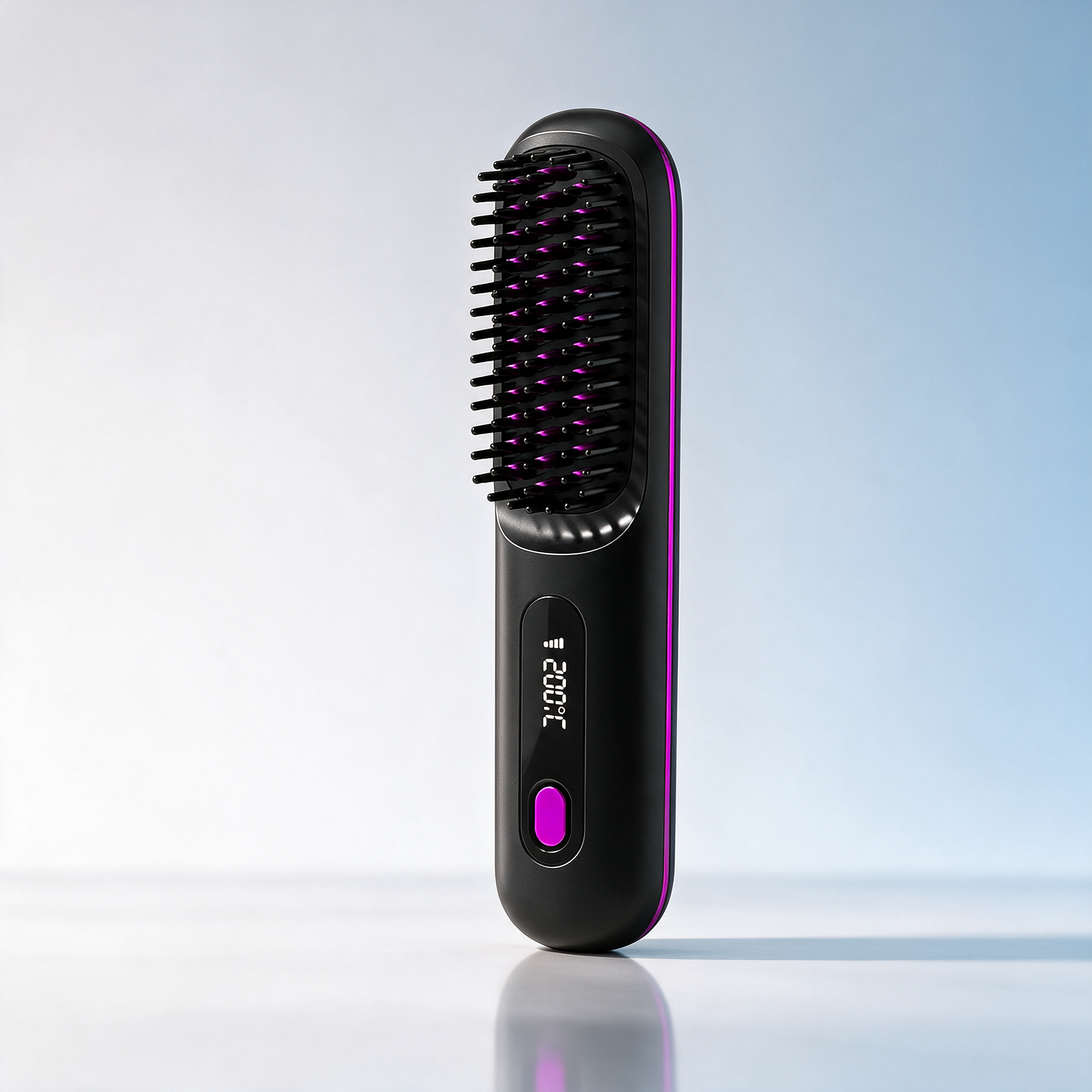 2-in-1 Cordless Hair Straightener Brush - hero shot