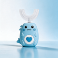 Fun U-Shaped Toothbrush for Kids - blue color variant